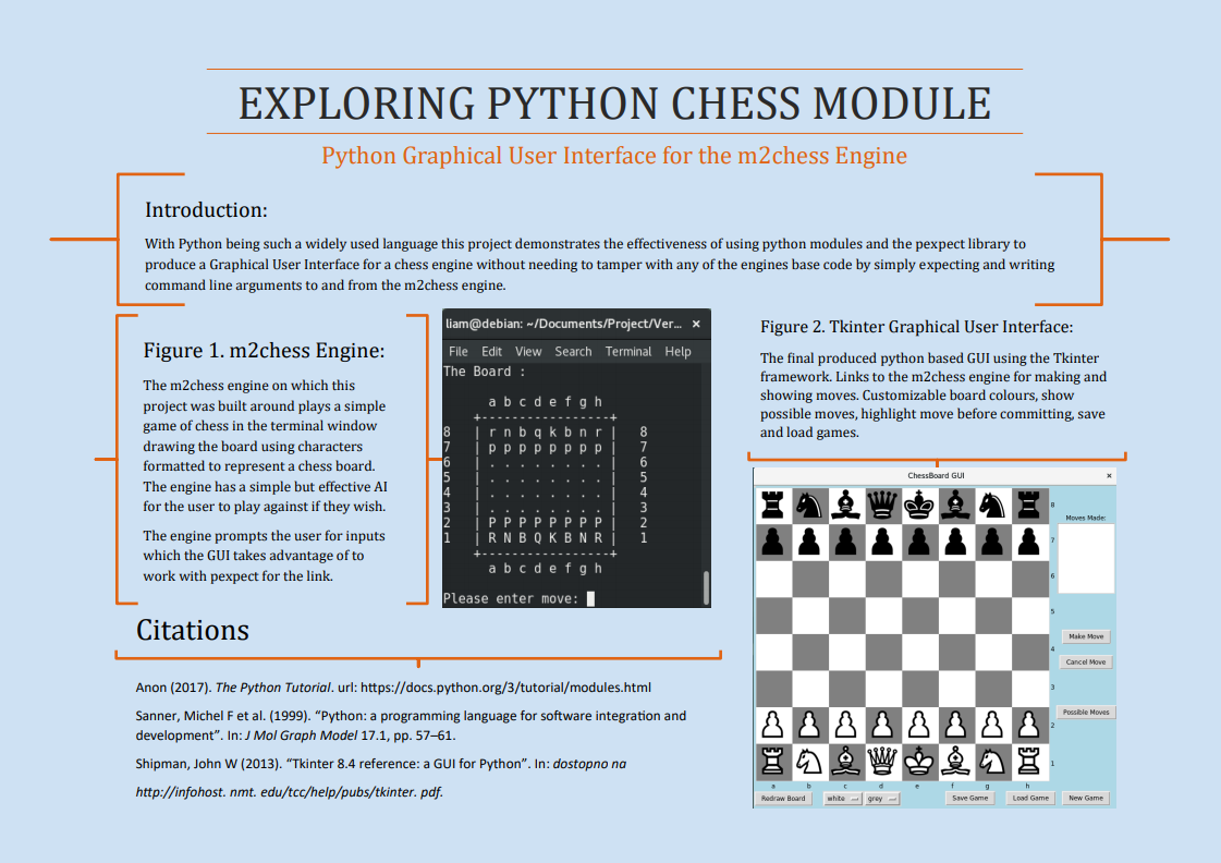 I wrote a very basic python code chess engine (it makes random